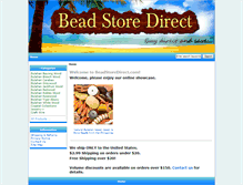 Tablet Screenshot of beadstoredirect.com